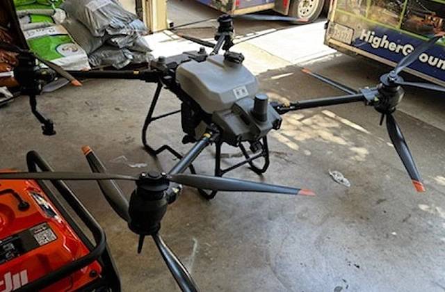 precision agriculture drone spraying dallas